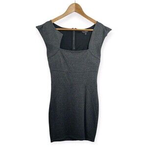 Miss Selfridge Women's Size 2 Dress Gray Fitted Chic Classic Timeless Elegant